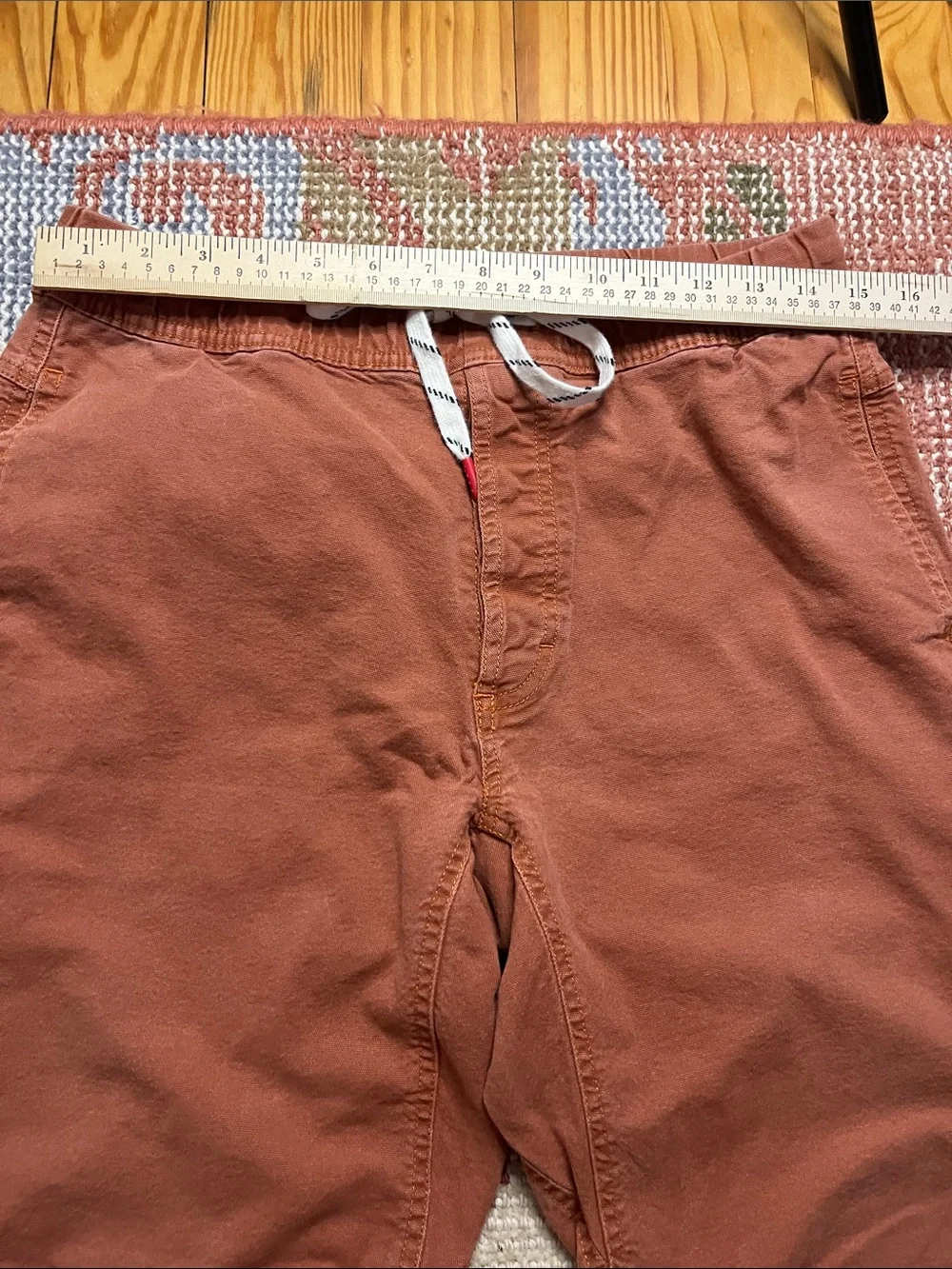 Topo Designs Dirt Pants Burnt Orange Rust Men’s Medium EUC - Picture 2 of 8